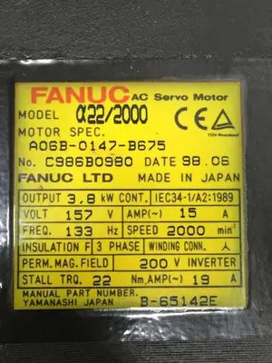 USED FANUC A06B-0147-B675