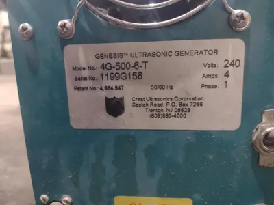 6 BAY CREST ULTRASONIC OPTIMUM CONSOLE PRECISION WASHING SYSTEM: YOBRO #24406