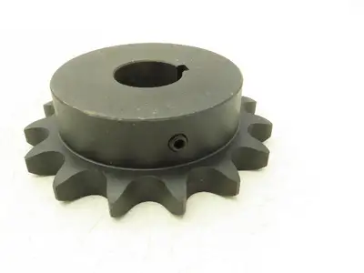 Tsubaki H80B15F-1-3/8 Roller Chain Sprocket 15 Tooth 1-3/8" Bore Lot Of 3