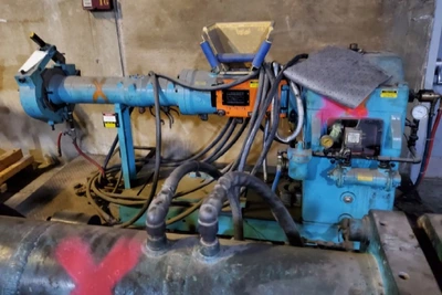 Nakata 90mm CFE Cold Feed Rubber Extruder