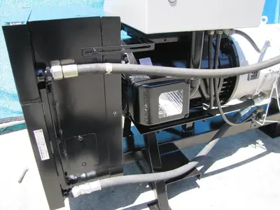 CompAir 50 HP Rotary Vane Air Compressor Baldor Electric Motor  215 CFM 460V 3Ph