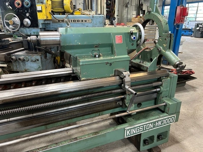 30"x120"cc KINGSTON Hollow Spindle Engine Lathe, 2012
