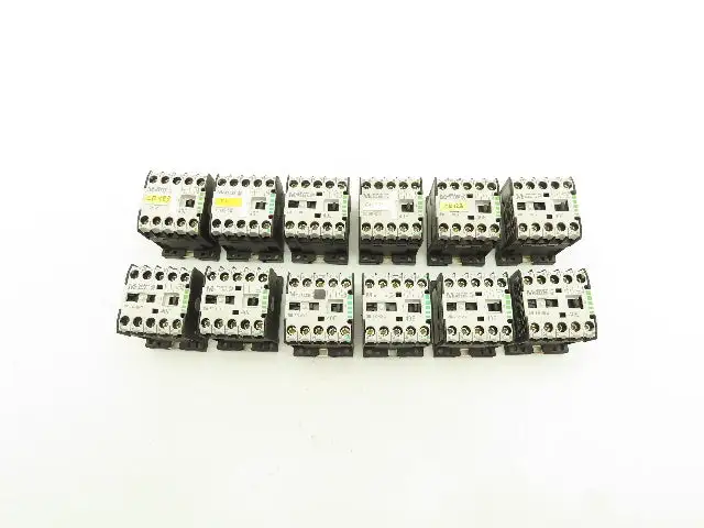 Moeller DIL ER-40-G Contactor 24VDC Coil 10A 600V Lot Of 12