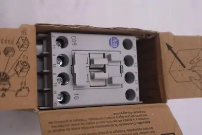 NEW OPEN BOX ALLEN BRADLEY 100-C09D10 CONTACTOR IEC 9 AMP 3 POLE STOCK B-1385 662072608203