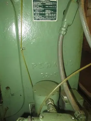 1687-230 Perkins 22 Ton HIGH SPEED Gap Frame, High Speed Flywheel  Power Press, Model 22-S