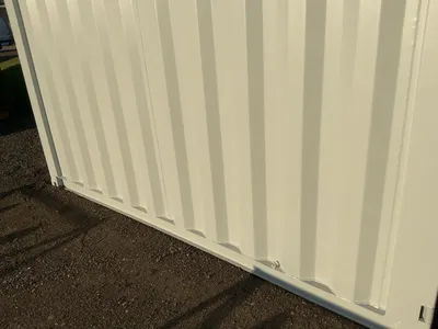 New 10’4” Job Site Storage Container, 10’4” x 6’ x 78-1/2” tall overall, Swing Doors on One End with...
