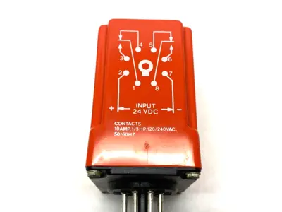 USED NCC NATIONAL CONTROLS CORP SOLID-STATE TIME DELAY RELAY 6-600SEC