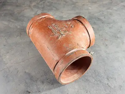 Grooved Tee 3-2, C-E=3.38 in