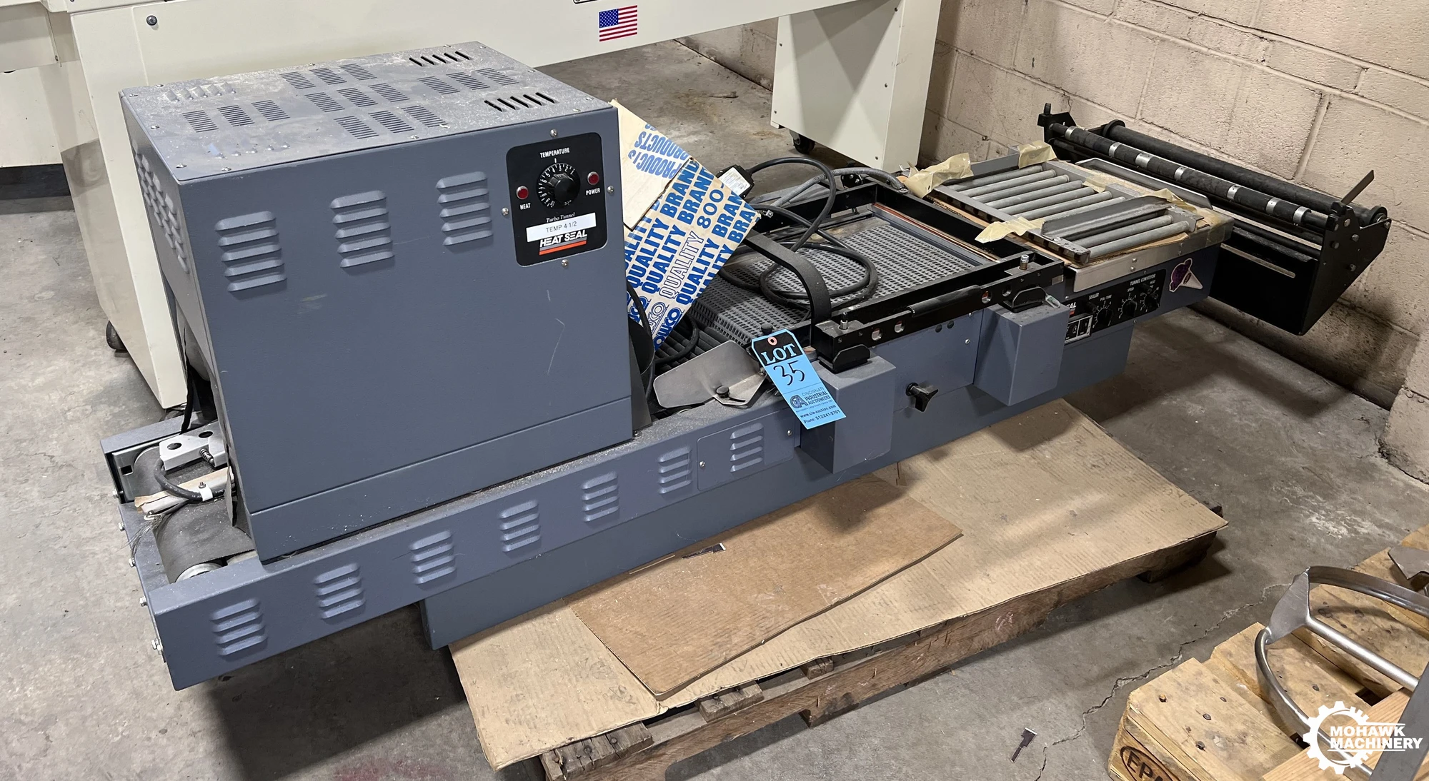 20” X 15” AMPAK HEAT SEAL “HS-115T” COMBINATION L-SEALER & TUNNEL w/MODEX SMT200 CONTROL