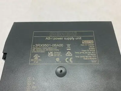New | in-Stock Siemens AS-i Power Supply Unit, AS-Interface 3A DIN Rail Power Supplies Michigan US | Maverick Industrial Sales #1400048