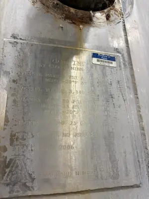 Used 2009 TANK STAINLESS STEEL 3840 Gallon Stainless Steel Tanks New Jersey US | Perry Equipment #1398510