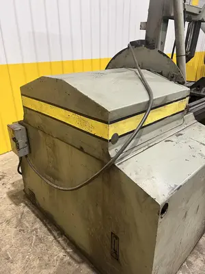 18" X 20" HYD-MECH MODEL #V-18 SEMI-AUTOMATIC VERTICAL BANDSAW: YOBRO #24580