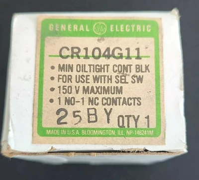 NEW General Electric CR104G11
