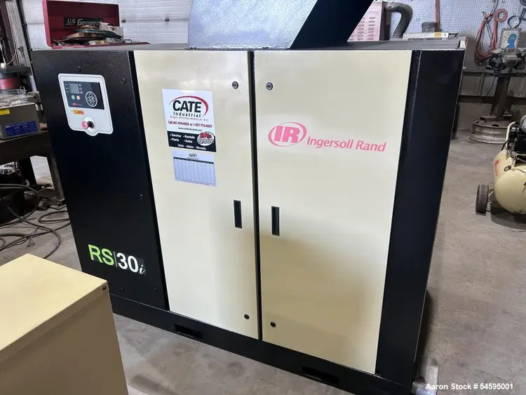 Used INGERSOLL-RAND RS30I-A125 Rotary Screw & Sliding Vane Air Compressors Illinois US | Aaron Equipment #1341498