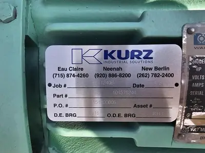 USED MARATHON ELECTRIC VC 404TTFS6086AN