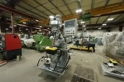 YUWE TM250 Bridgeport Style Manual Milling Machine (1 Phase)