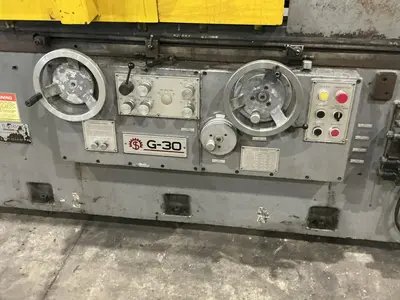 12" X 40" SHIGIYA OKAMOTO MODEL #GUA-30-100 OD HYDRAULIC CYLINDRICAL GRINDER: YOBRO #25235
