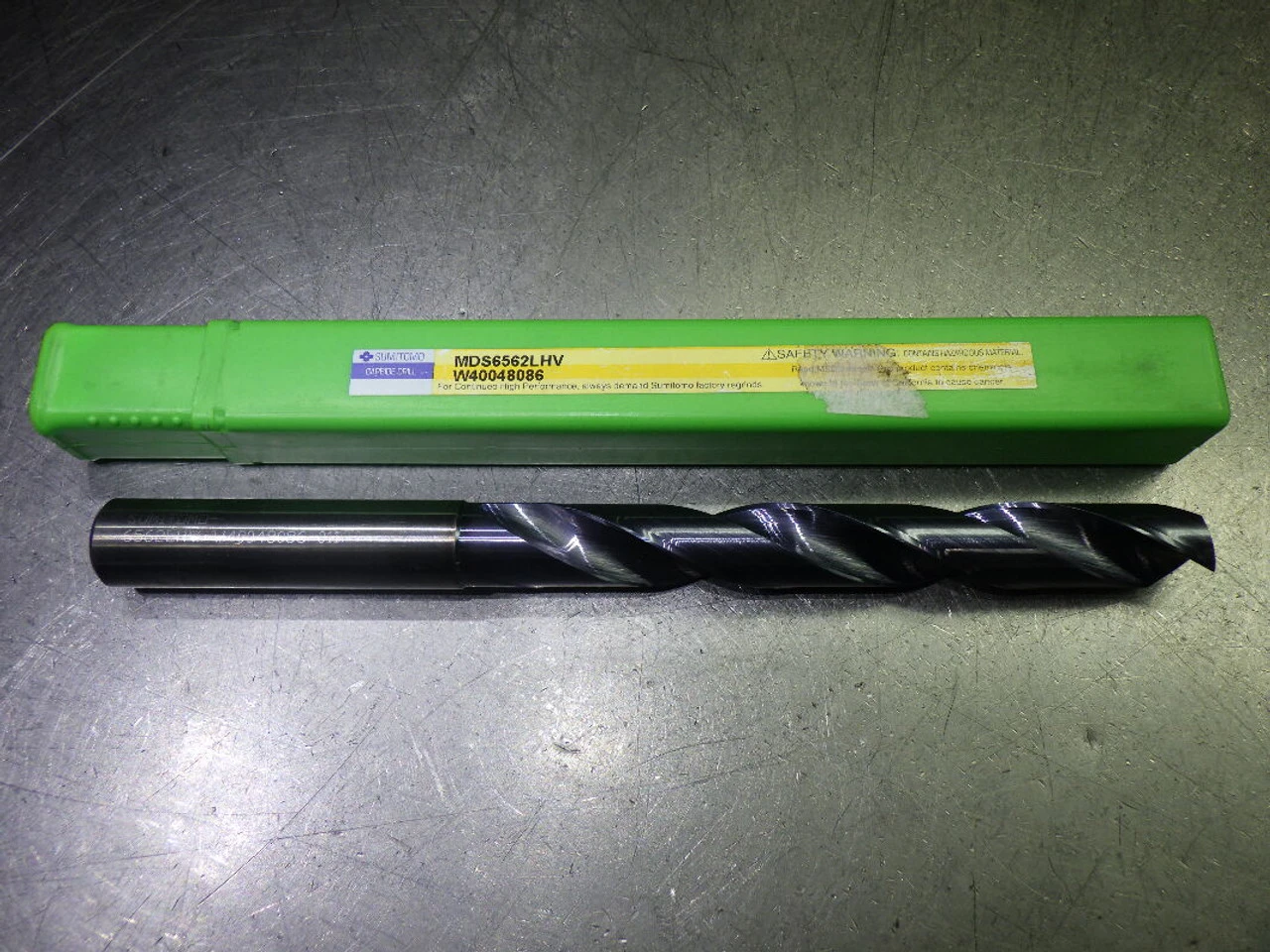 Sumitomo 21/32" Coolant Thru 5xd Carbide Drill 17mm Shank MDS6562LHV (LOC2397)