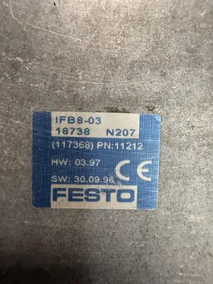 Used FESTO IFB8-03 Valves/Fittings Michigan US | Ideal Machinery #604147