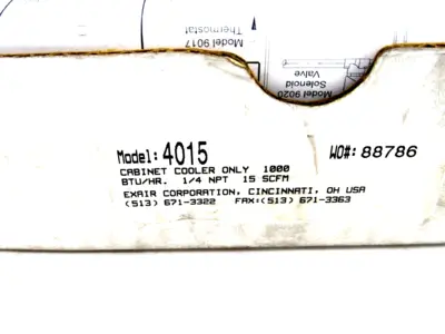 NEW EXAIR 4015 CABINET COOLER 1/4NPT
