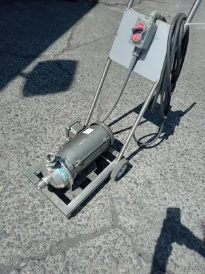 USED G&L/GOULDS NPE CENTRIFUGAL PUMP (HAZARDOUS DUTY)