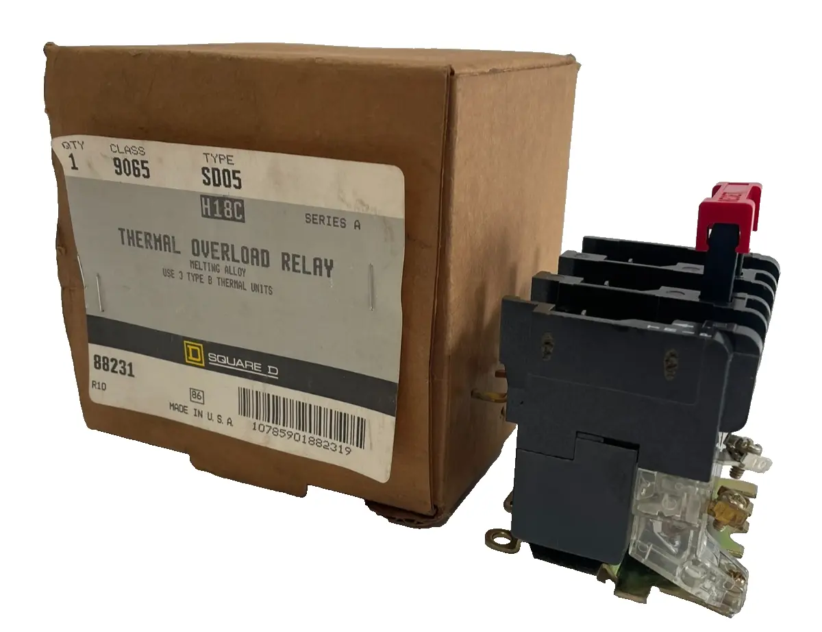 NEW SQUARE D 9065SDO5 THERMAL OVERLOAD RELAY