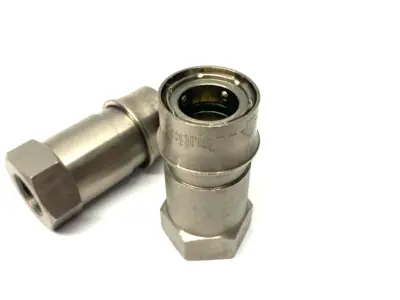 USED PARKER LEGRIS QUICK-ACTING METAL COUPLER G1/2, 12MM DIA