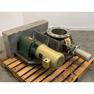 Used 10" Stainless Steel Flo-Tronics Rotary Airlock Feeder Valve