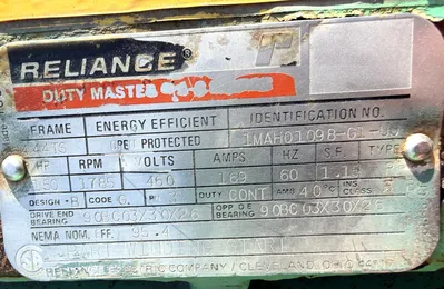 RELIANCE ELECTRIC 150 HP Electric Motor MOTORS | EcReCon Inc (3)