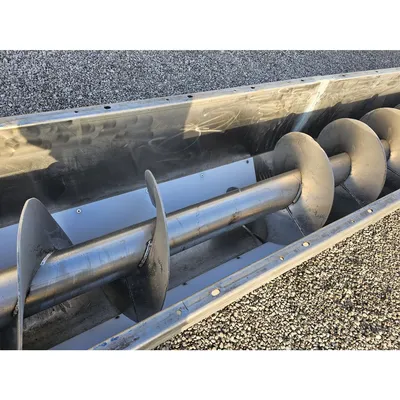Used 23" dia. X 31' long Stainless Steel Industrial Screw Auger Conveyor