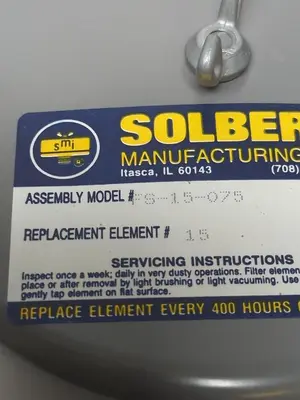 New | in-Stock SOLBERG FS-15-075 Filters Ohio US | Surplus Asset Holdings #1244165