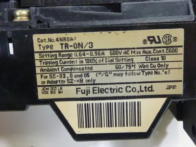 USED FUJI ELECTRIC TR-ON/3 4NROAF