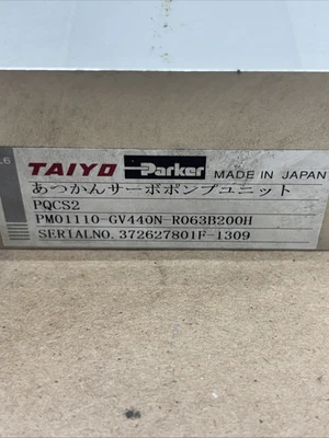USED Parker PQCS2-PM01110-GV440N-R063B200H
