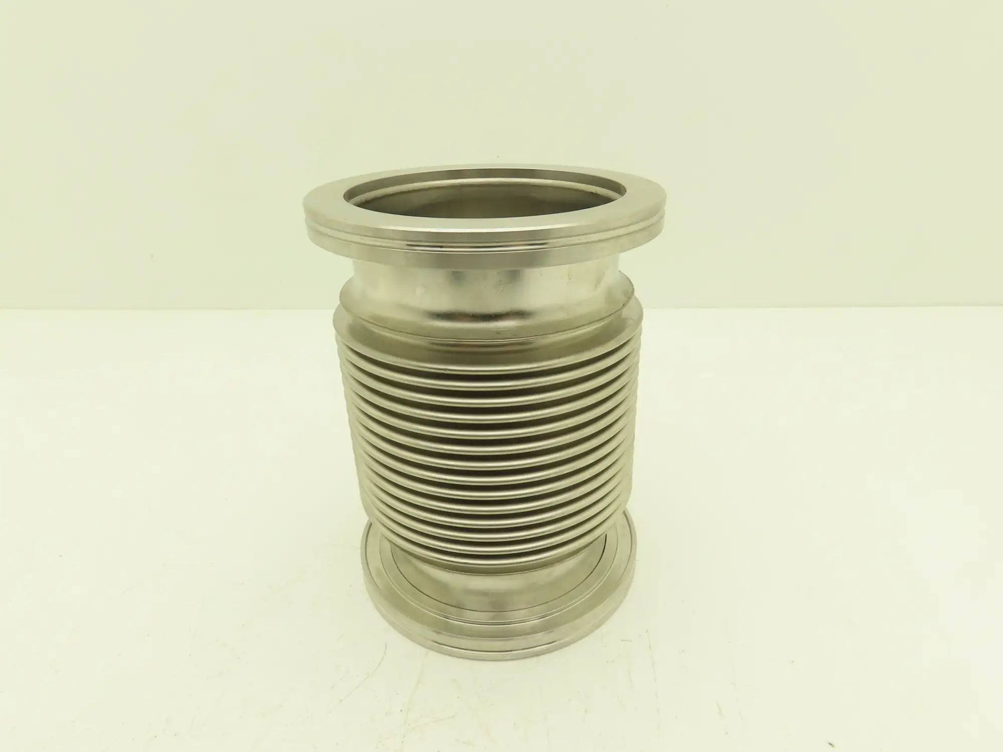 Pfeiffer 2FC-ISO-400-4 ISO-K Flexible Coupling Bellows 4"ID 7"Length 5"OD-Flange