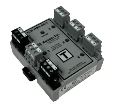 NEW RELCOM INC. FCS-MB4-SG-T MTL FIELDBUS MEGABLOCK PASSIVE HUB FCSMB4SGT