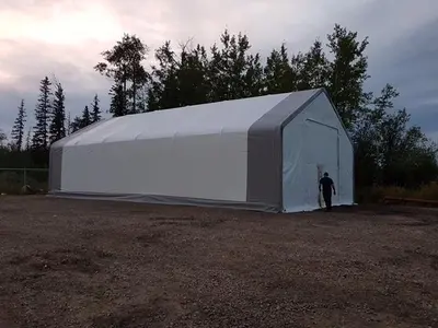 NEW 30X60X20 DOUBLE TRUSS STORAGE BUILDING