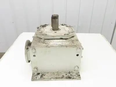 Grove Gear VLMQ1525-6 Flexaline Gearbox 50:1 Reducer 35rpm Vertical Output 56C