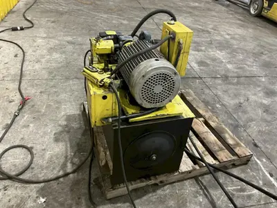 100 TON PEDDINGHAUS MODEL #WP-100-12  PORTABLE HYDRAULIC WEB PUNCH PRESS: YOBRO #24626