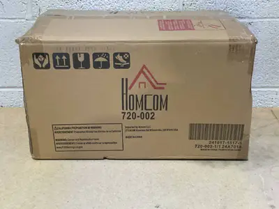 HOMCOM Compact Mop Bucket with Wringer, Mop Bucket on Wheels, 21 Quart, Separate Dirty and Clean Water, Yellow(missing hardware and wheels)