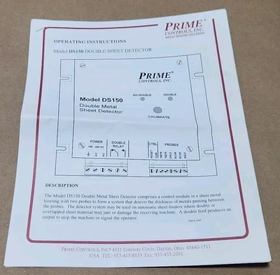 NEW Prime Controls 897