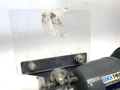 USED BENCH PRO ELECTRIC BENCH GRINDER 6" 3450RPM DAMAGED & MISSING EYE SHIELDS