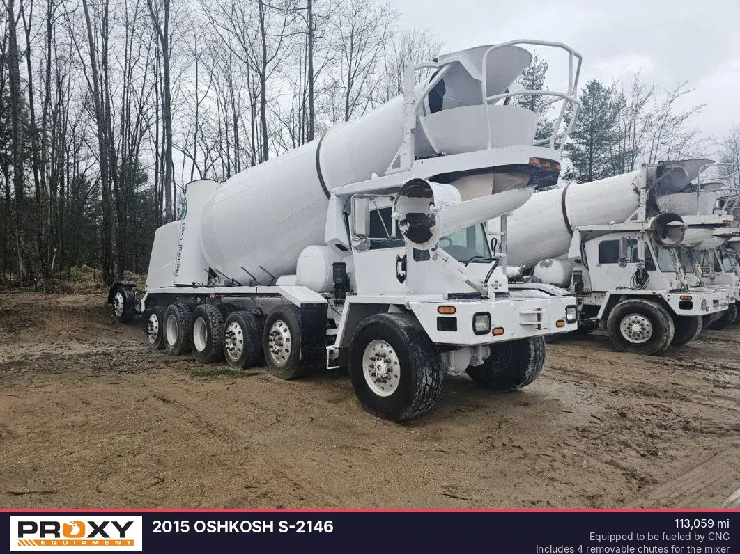Used 2015 OSHKOSH S-2146 Concrete Mixer Trucks Michigan US | Proxy Equipment #1380160