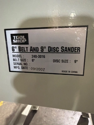 USED 2007 TOOL SHOP 240-3016