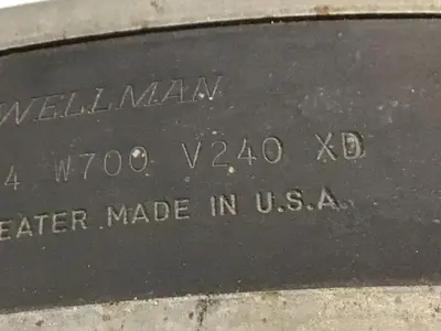 USED WELLMAN 326334 700W