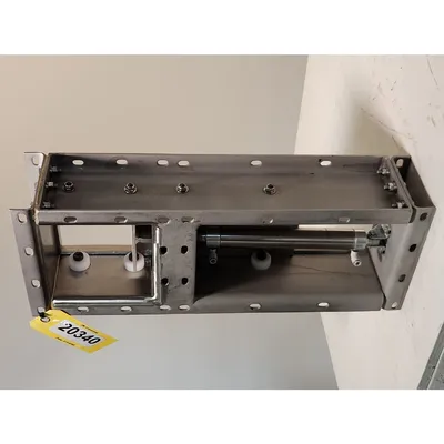 Used 6" Square Stainless Steel Pneumatic Slide Maintenance Gate Valve