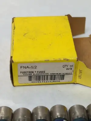 New | in-Stock COOPER BUSSMANN FNA-1/2 Miscellaneous Equipment (Electrical & Power) Ohio US | Surplus Asset Holdings #1237996