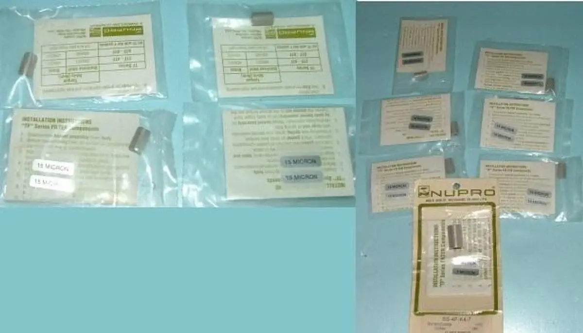 QTY. 7. NUPRO TF SERIES FILTERS QTY 1 7 MICRON QTY...