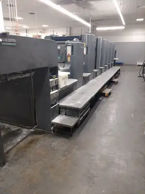 Heidelberg SM 102 6-P-L Six color plus aq. coater