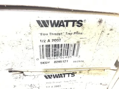 Watts 1/2″ A 200T Flow Through Trap Primer W2