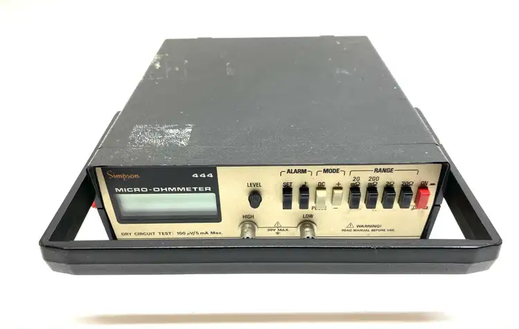 Used SIMPSON MICRO OHMMETER 120V Misc Industrial Equipment | Maverick Industrial Sales #1115138